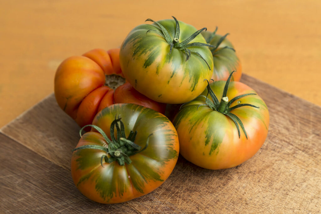 Ripe tomato 'RAF' fruits