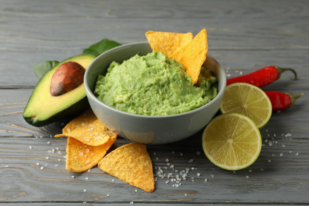 Freshly made guacamole