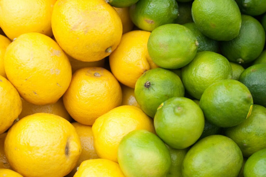 Several limes and lemons